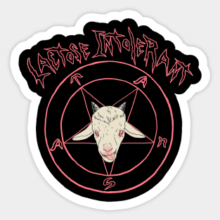 Lactose Intolerant Sticker